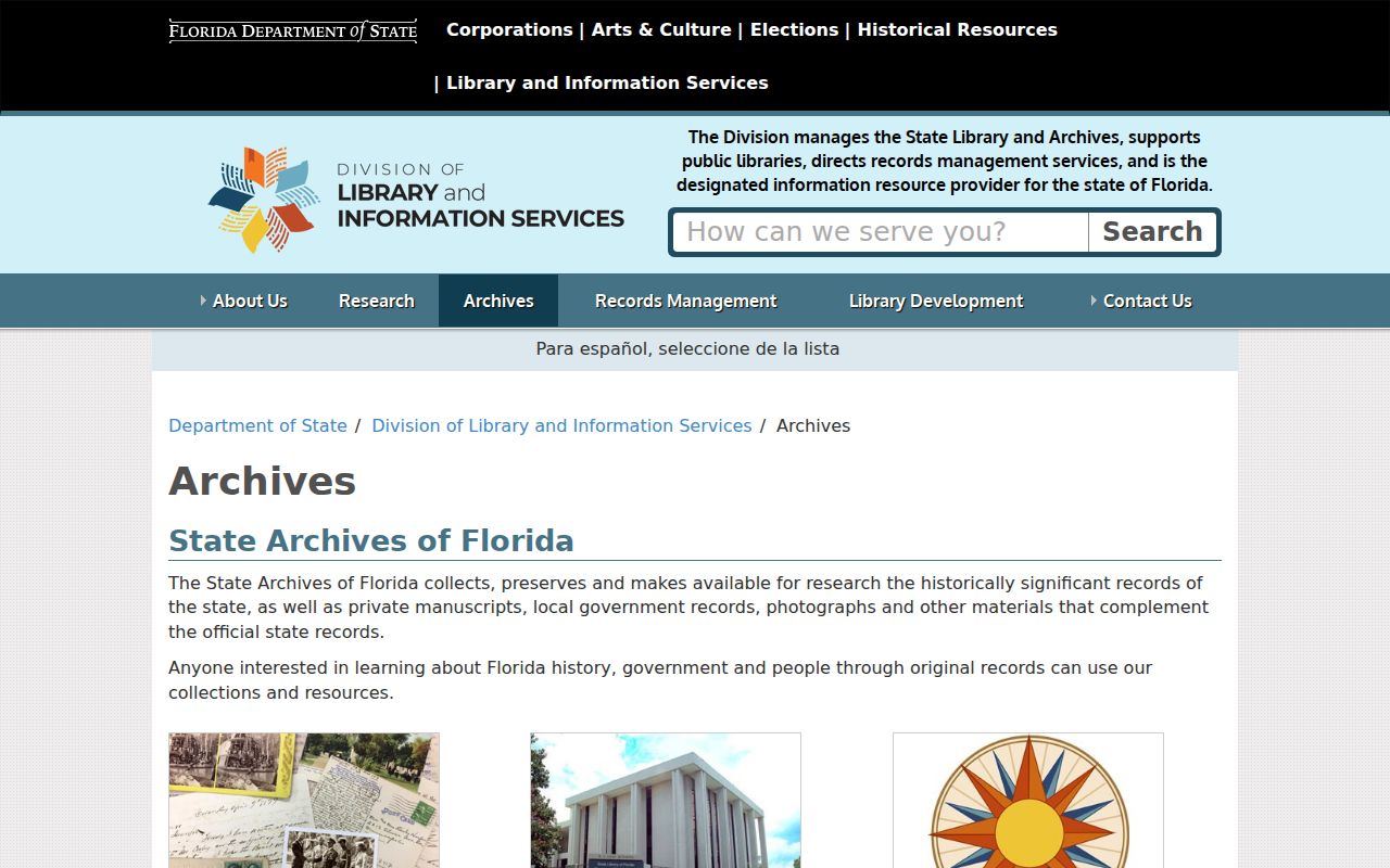 Florida State Archives information page for historical Boynton Beach research